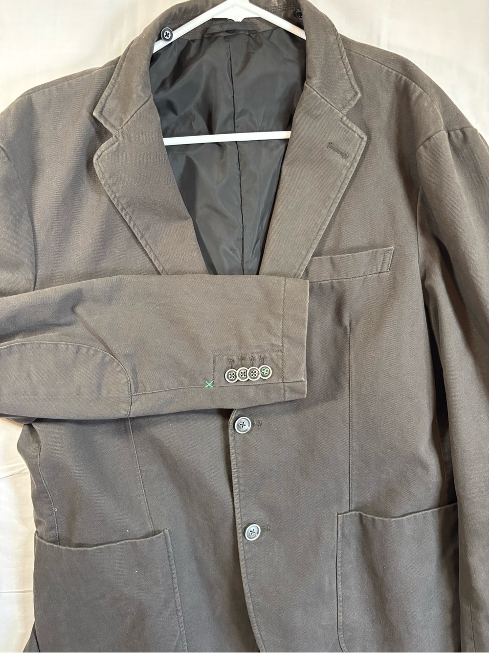 Men's Brown Casual Bomber-Style Jacket